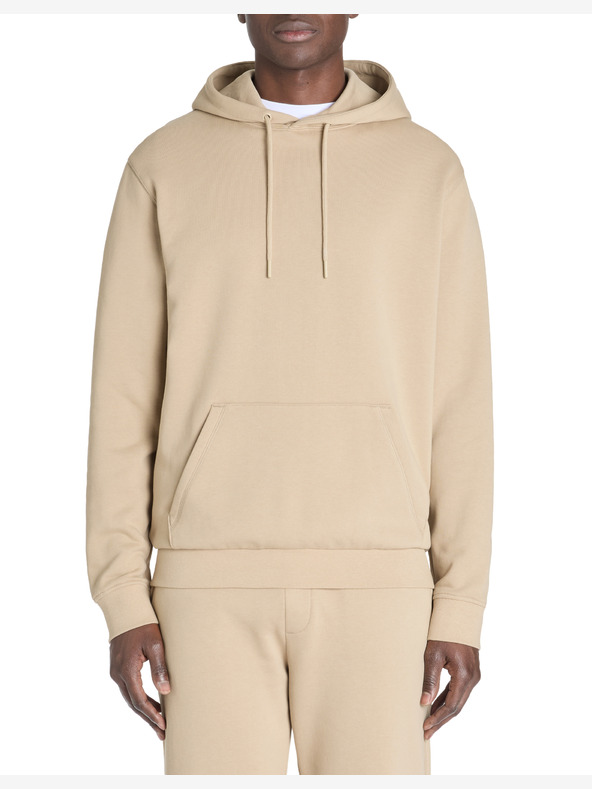 Celio Celio Fesix bež muška majica s kapuljačom