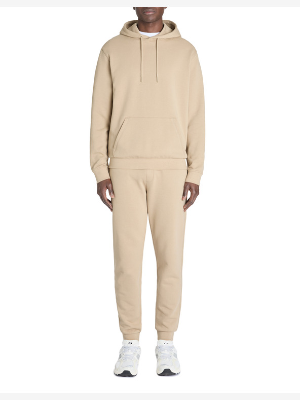 Celio Celio Fesix bež muška majica s kapuljačom