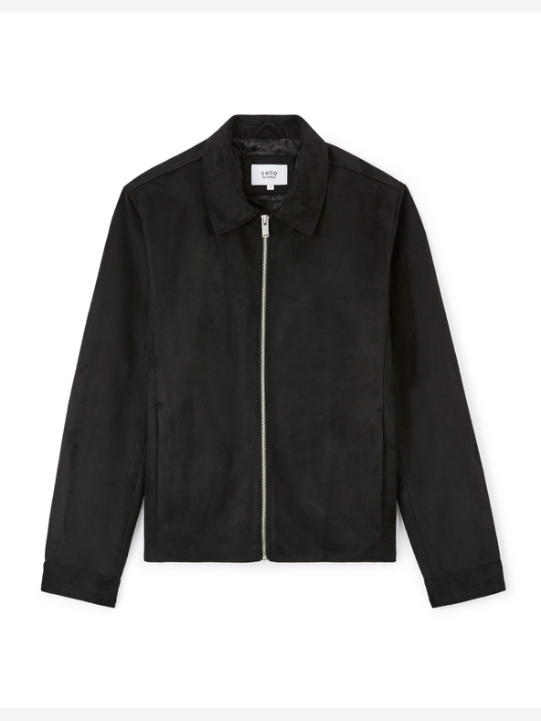 Celio Crna muška jakna od Celio Lufaster brušene kože
