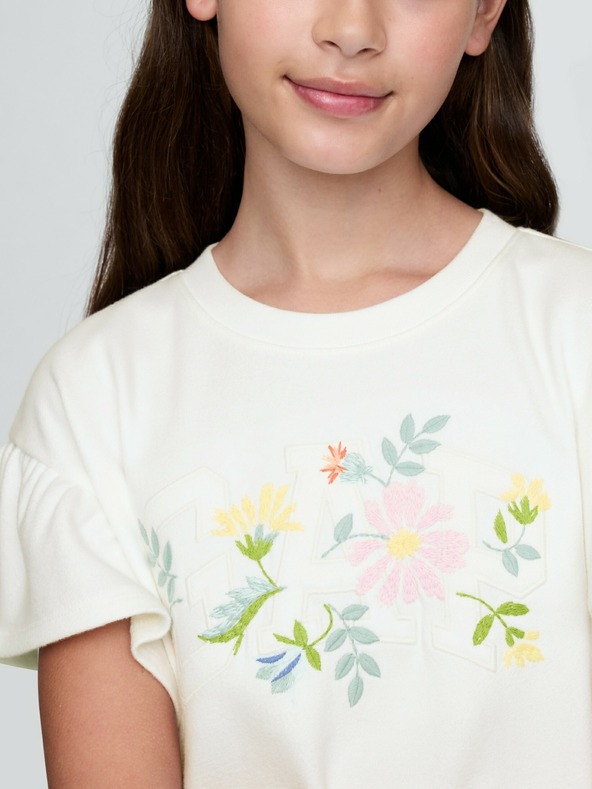 GAP Dječja oversize sweatshirt haljina GAP