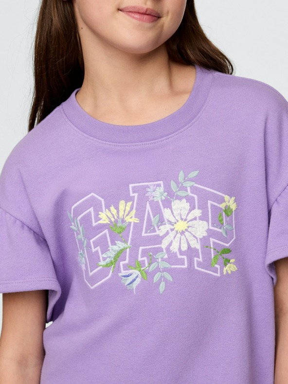 GAP Dječja oversize sweatshirt haljina GAP