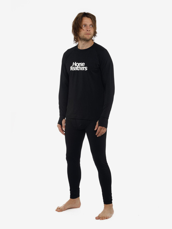 Horsefeathers Termo hlače Riley - crne veličine L HORSEFEATHERS