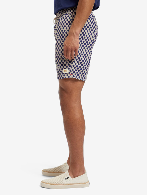 Scotch & Soda Plavo-bež muški kupaći kostimi s uzorkom Scotch & Soda