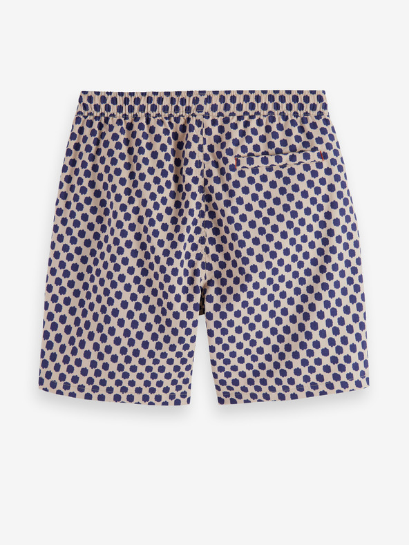 Scotch & Soda Plavo-bež muški kupaći kostimi s uzorkom Scotch & Soda