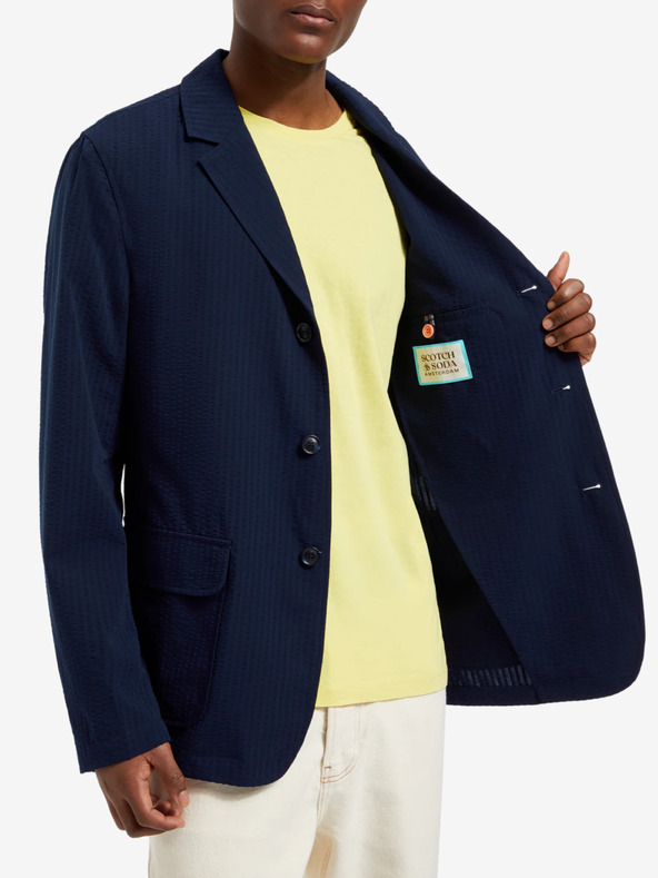 Scotch & Soda Scotch & Soda Unconstructed tamnoplava muška jakna