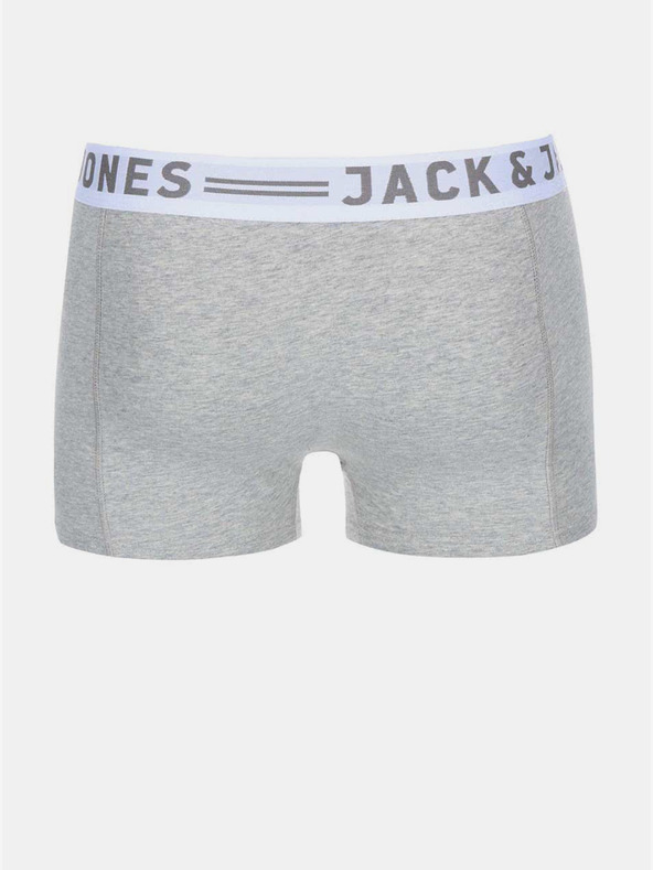 Jack & Jones Komplet od tri muške bokserice u bijeloj, crnoj i sivoj boji Jack & Jones Sense