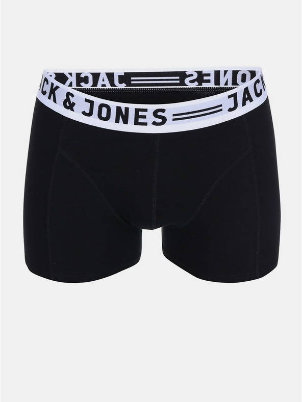 Jack & Jones Komplet od tri muške bokserice u bijeloj, crnoj i sivoj boji Jack & Jones Sense