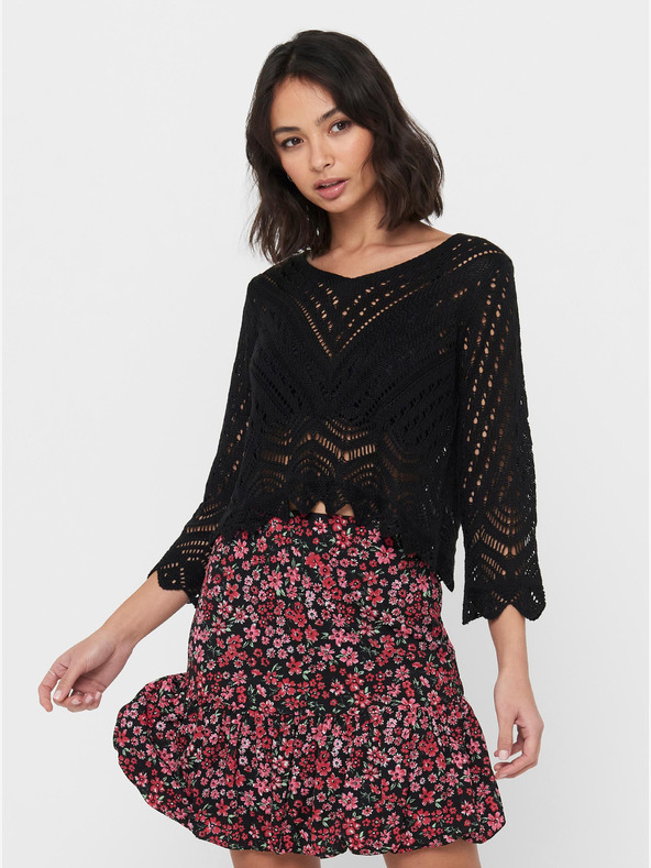 Jacqueline de Yong JDY-New Sun kratki crni džemper