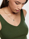 Jacqueline de Yong JDY Nanna tamnozelena rebrasta majica bez rukava