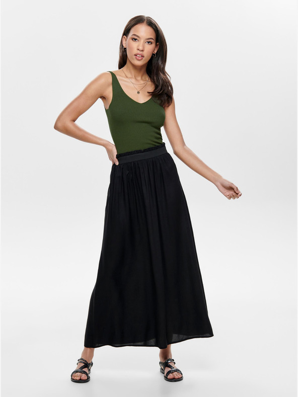 Jacqueline de Yong JDY Nanna tamnozelena rebrasta majica bez rukava