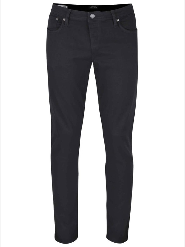 Jack & Jones Crne muške traperice Jack & Jones Glenn