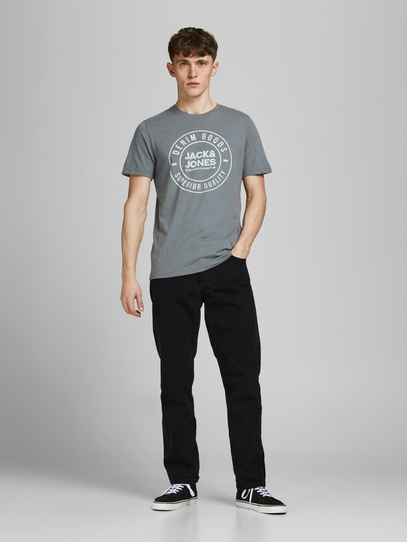 Jack & Jones Jack & Jones Chris crne traperice ravnog kroja