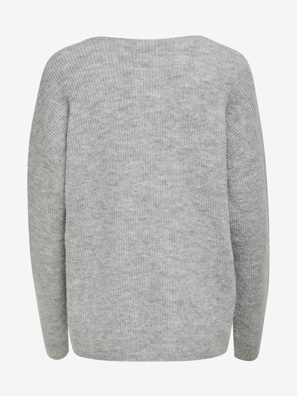 ONLY Svijetlo sivi džemper SAMO Camilla