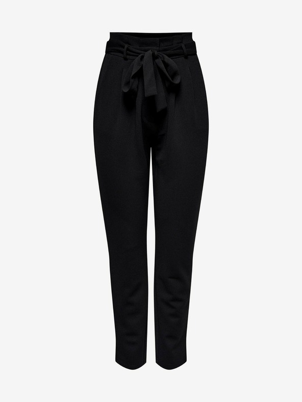 Jacqueline de Yong Crne hlače na vezanje JDY Tanja