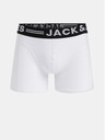 Jack & Jones Set od tri muške bijele Jack & Jones Sense bokserice