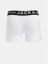 Jack & Jones Set od tri muške bijele Jack & Jones Sense bokserice