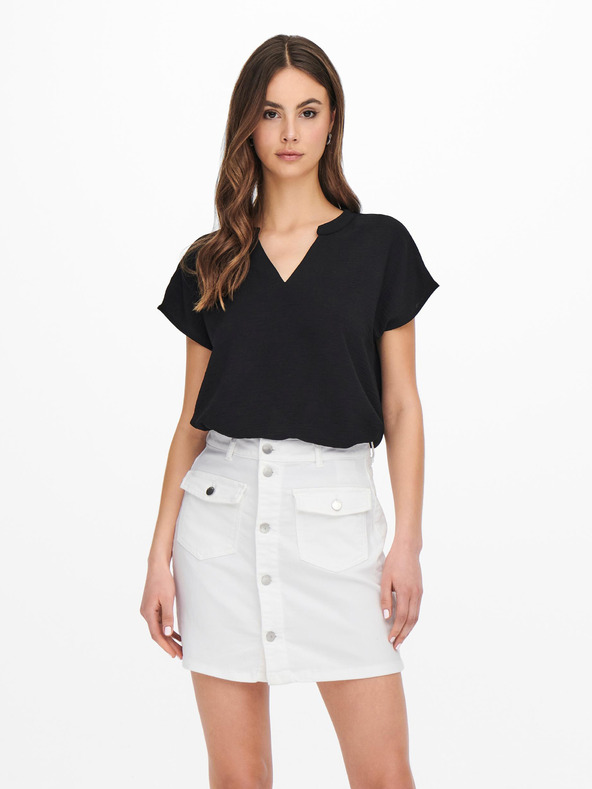 Jacqueline de Yong Crna bluza JDY Lion