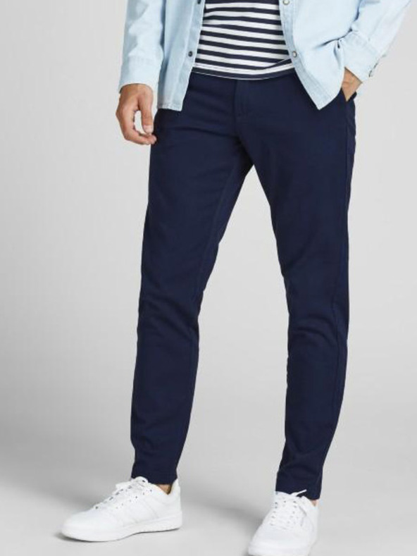Jack & Jones Jack & Jones Marco tamnoplave chinos hlače