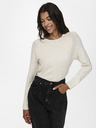 ONLY Krem osnovni džemper ONLY Rica