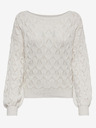 ONLY Bijeli ženski pulover s uzorkom ONLY Brynn