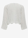 ONLY Krem ženski kratki pulover ONLY Nola