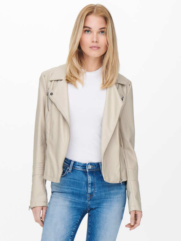 ONLY Krem ženska obuća od umjetne kože SAMO Gemma