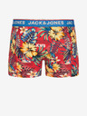 Jack & Jones Komplet od tri muške bokserice s uzorkom u crveno crnoj i plavoj boji Jack & Jones Azores