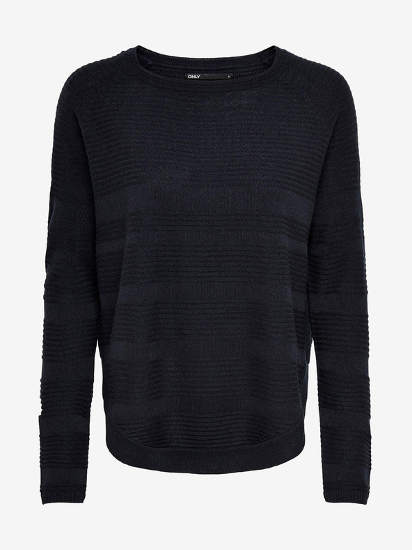 ONLY Mornarskoplavi rebrasti svijetli džemper ONLY Caviar