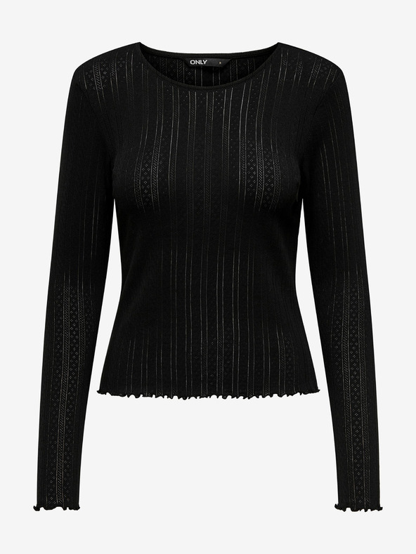 ONLY Crna ženska majica dugih rukava ONLY Carlotta
