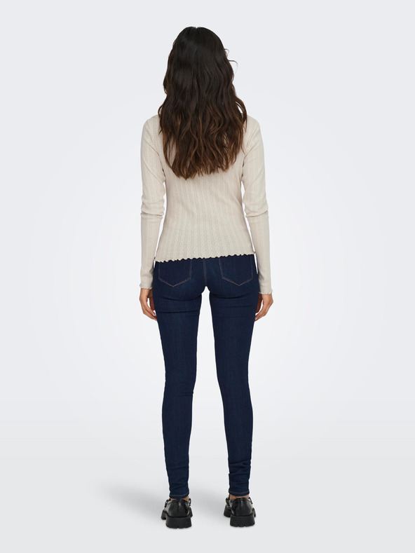 ONLY Bež ženska majica dugih rukava ONLY Carlotta