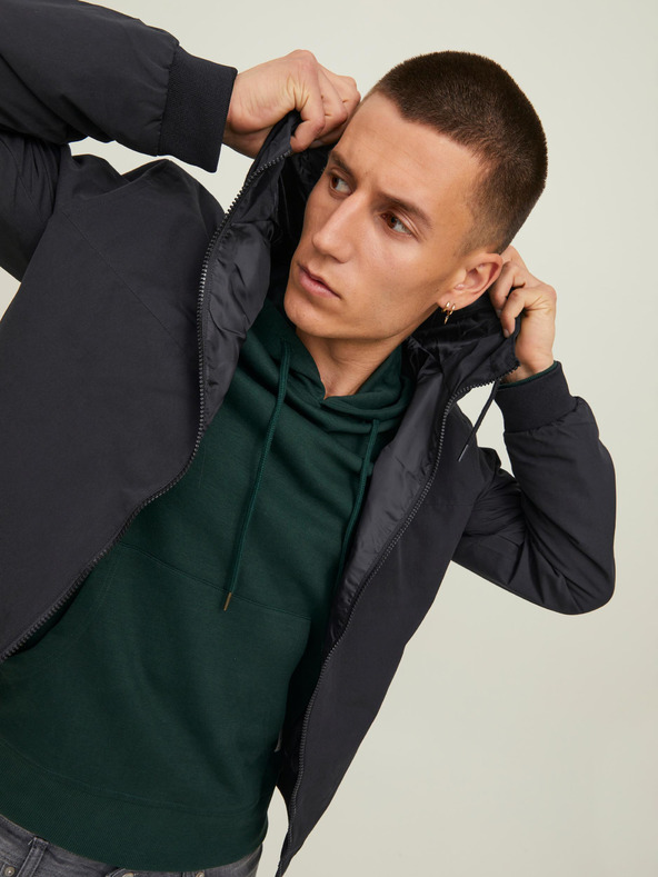 Jack & Jones Jack & Jones Rush Crna muška lagana jakna