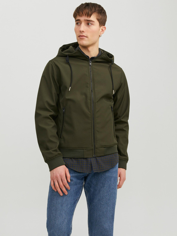 Jack & Jones Jack & Jones Basic kaki muška lagana softshell jakna