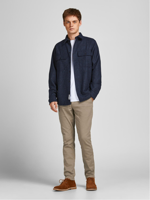 Jack & Jones Jack & Jones Marco bež chino hlače za muškarce