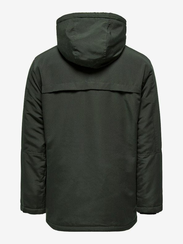ONLY & SONS ONLY & SONS Jayden tamno zelena muška zimska jakna