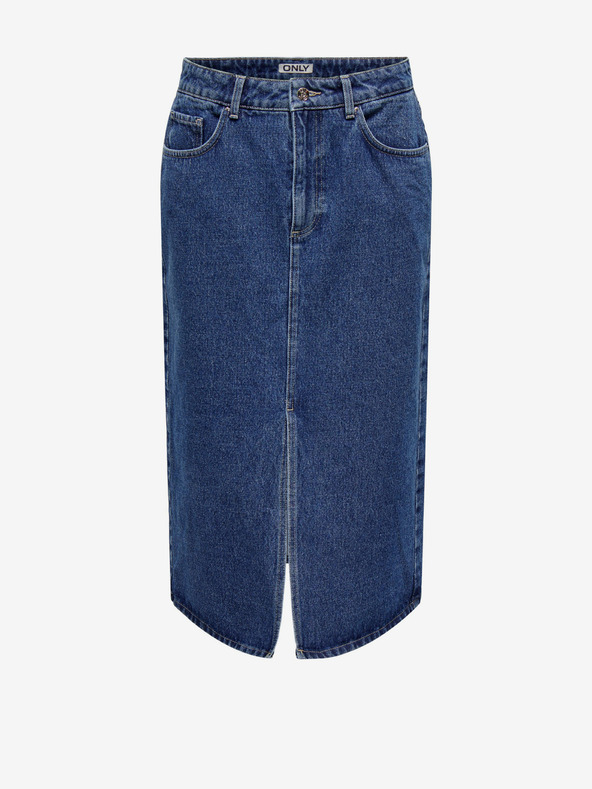 ONLY Plava ženska traper midi suknja ONLY Bianca