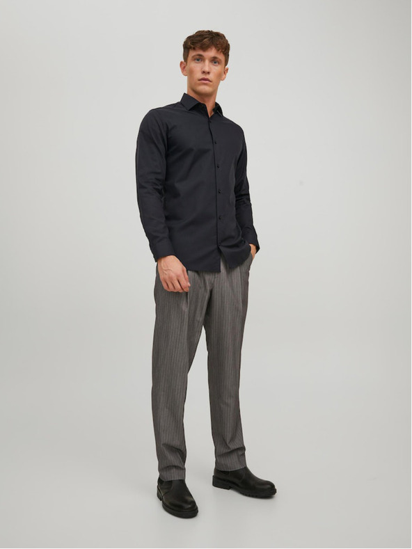 Jack & Jones Jack & Jones Parker Crna muška košulja