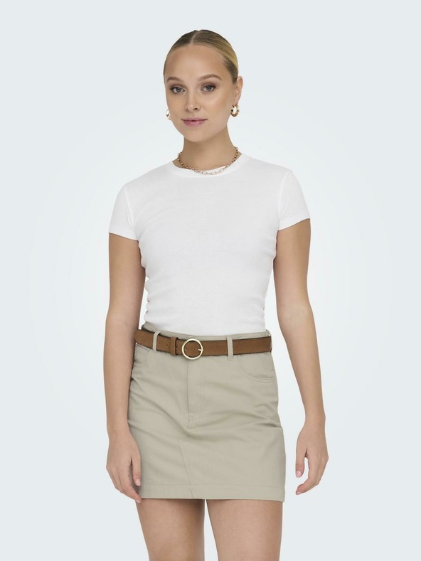 ONLY Bijela ženska basic majica ONLY Elina