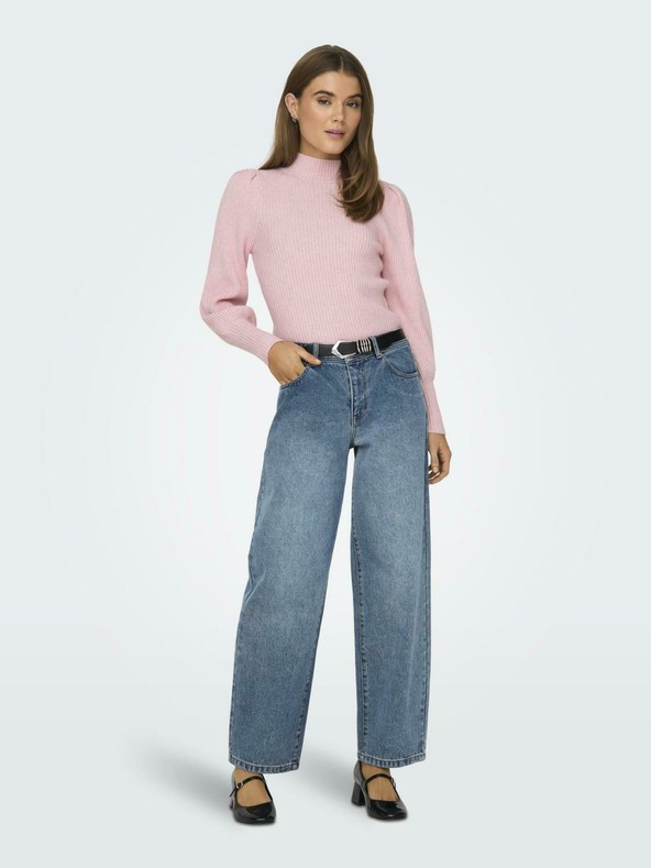 ONLY Svijetlo ružičasti ženski pulover ONLY Katia