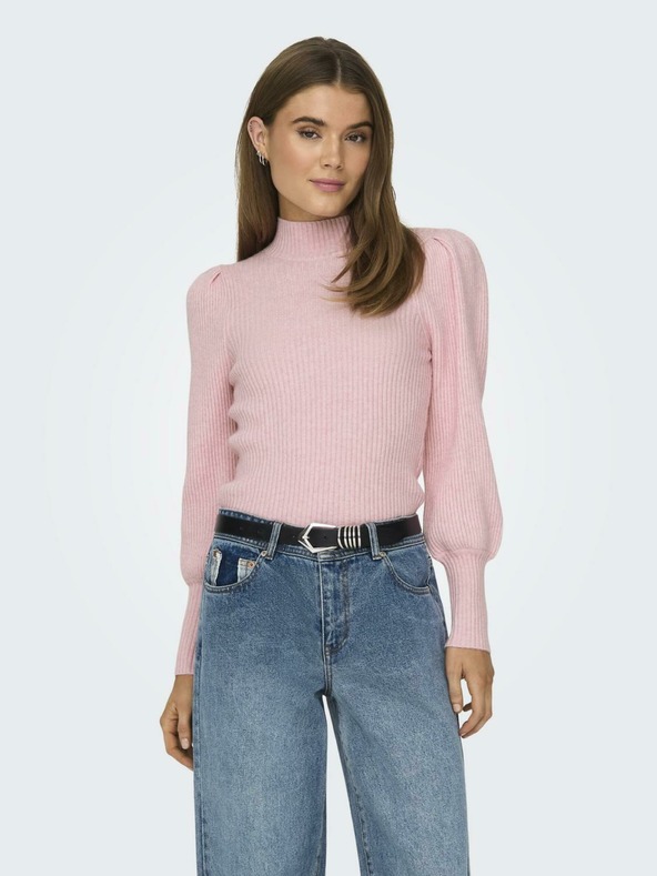 ONLY Svijetlo ružičasti ženski pulover ONLY Katia