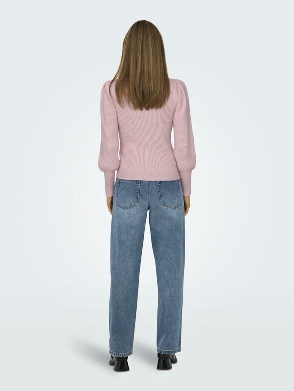 ONLY Svijetlo ružičasti ženski pulover ONLY Katia