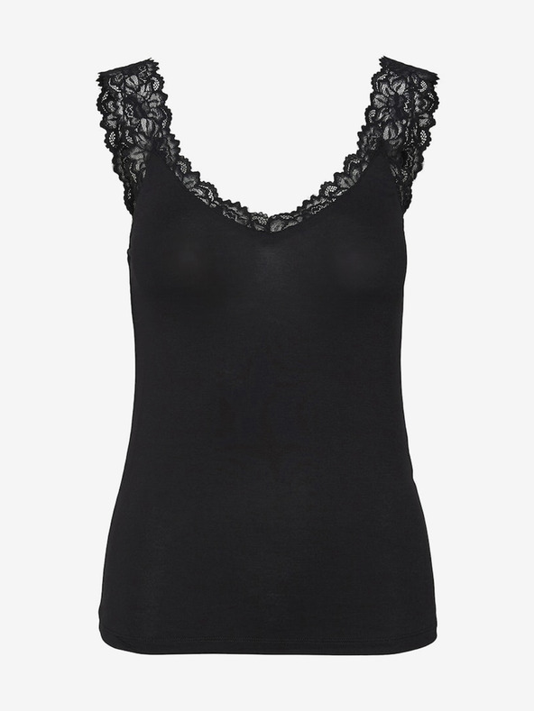 Vero Moda Crna ženska majica bez rukava Vero Moda Rosa