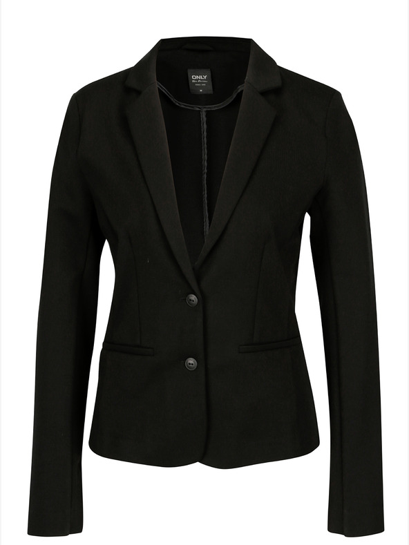 ONLY Crna ženska jakna SAMO Pop Trash