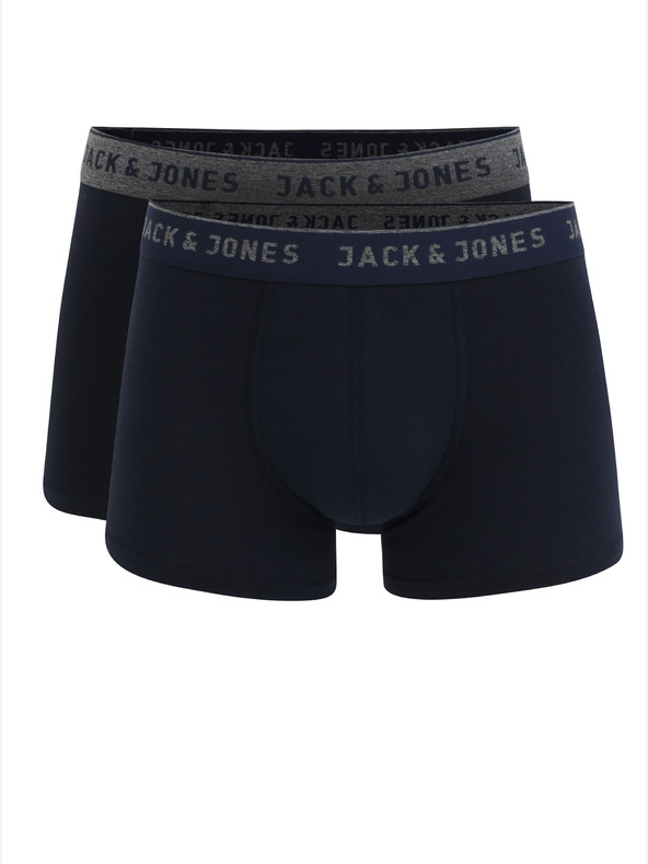 Jack & Jones Set od dvije tamnoplave muške bokserice Jack & Jones Vincent