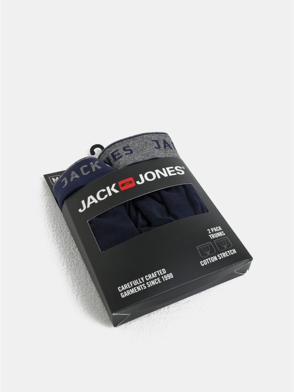 Jack & Jones Set od dvije tamnoplave muške bokserice Jack & Jones Vincent