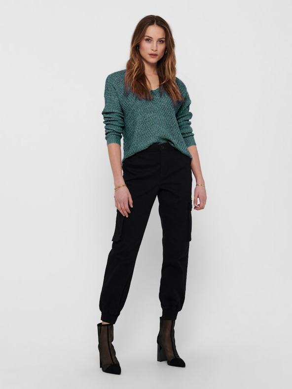 Jacqueline de Yong JDY Novi Megan zeleni ženski džemper