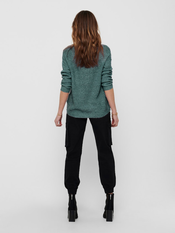 Jacqueline de Yong JDY Novi Megan zeleni ženski džemper