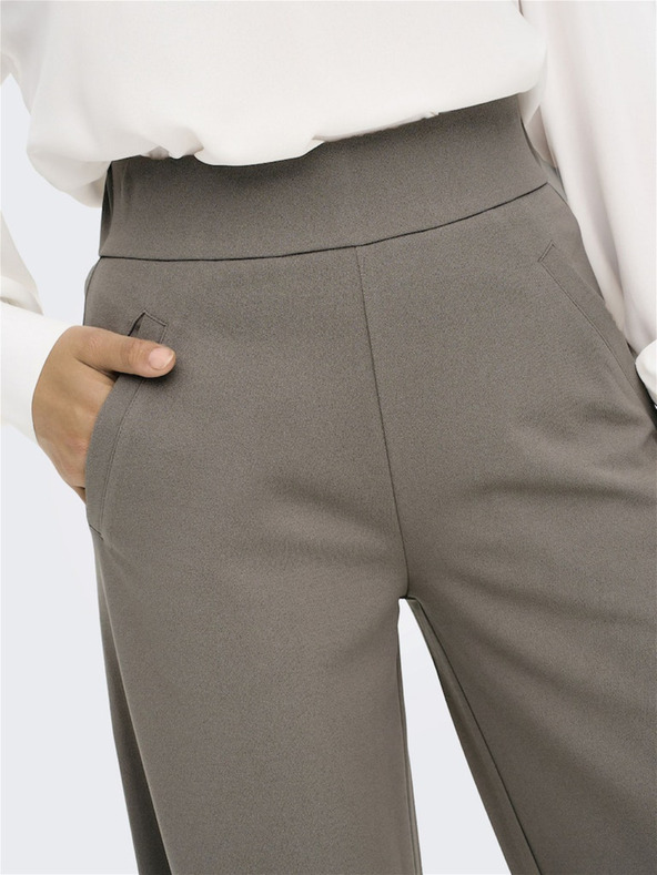 Jacqueline de Yong Smeđe široke hlače JDY Louis Ville