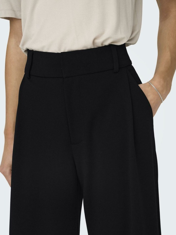 Jacqueline de Yong Crne ženske široke hlače JDY Geggo