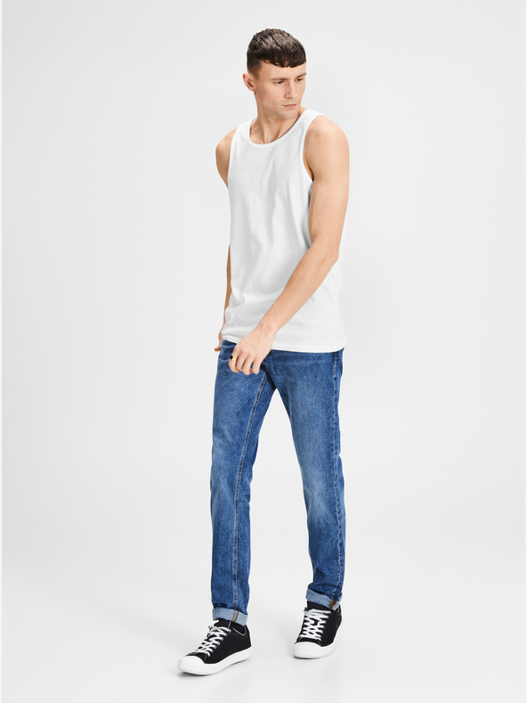 Jack & Jones Komplet od dvije bijele Jack & Jones osnovne majice bez rukava