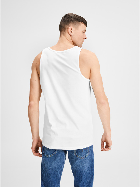 Jack & Jones Komplet od dvije bijele Jack & Jones osnovne majice bez rukava